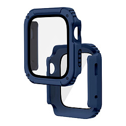 Avizar Protection Intégrale Verre Trempé Apple Watch Series 3 / 2 / 1 38mm Bleu Nuit