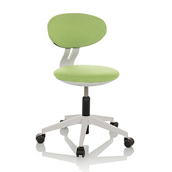 Chaise de bureau pour enfants / chaise pour enfants MINIMOVO tissu vert hjh OFFICE pas cher