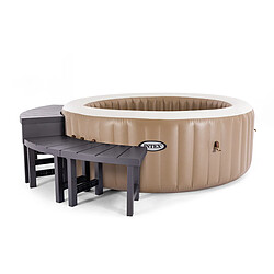 Entourage 4 pièces pour spa gonflable PureSpa rond 4 places - Intex