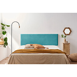 Avis Tête de Lit Tapisée NOVA Aqualine - 90 x 50 cm - Turquoise - Moonia