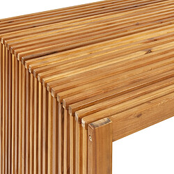 Beliani Table de jardin Bois Bois clair SULZANO pas cher