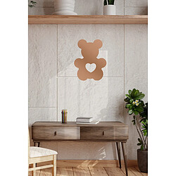 EPIKASA Décoration Murale en Métal Nounours 1