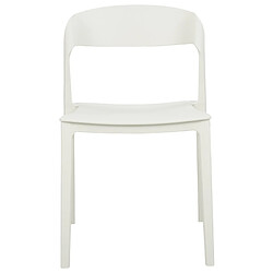 Acheter Beliani Chaise de salle à manger Set de 2 Blanc SOMERS