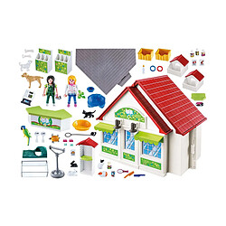 Playmobil® Playmobil Coffret Animalerie Transportable Playmobil City Life avec Accessoires Multicolore