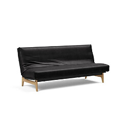 Inside 75 Canapé Lit ASLAK 120 Nordic Cover Soft Spring tissu 550 Faunal Black