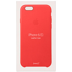 Acheter Apple Coque Leather pour iPhone 6 / 6s - Red