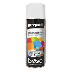 NESPOLI Aerosol peinture professionnelle blanc neige mat 400mL