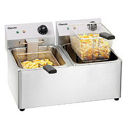 Friteuse professionnelle double snack IV - 2 x 8 Litres - Bartscher