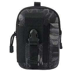 Sac De Taille Tactique étanche Pack De Ceinture Pochette Molle Python Noir pas cher