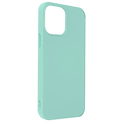 Avizar Coque iPhone 13 Pro Max Silicone Semi-rigide Finition Soft-touch turquoise