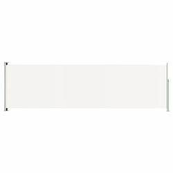 vidaXL Auvent latéral rétractable de patio 180x600 cm Crème