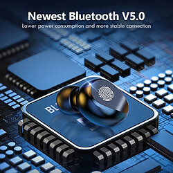 GUPBOO VAORLO TWS F9 contrôle tactile casque sans fil Mini Hifi écouteurs stéréo basse musique Bluetooth casque casque de sport pas cher