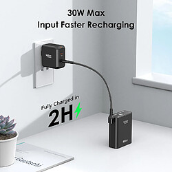 Acheter SANAG Batterie Externe, Power Bank 30W Usb C In/Output Charge Rapide Avec Câbles Intégrés, 10000Mah Mini Baterie Externe Chargeur Avec 2 Sorties Pour Smartphones, Tablettes, Ordinateurs Portables Etc