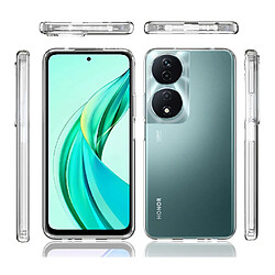 Htdmobiles Coque pour Honor 90 Smart / Honor X7b - housse etui silicone gel fine + film ecran - TRANSPARENT TPU