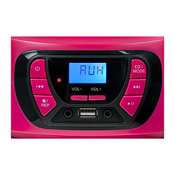 Avis Lecteur radio cd portable BIGBEN INTERACTIVE usb bt rose