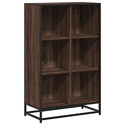 vidaXL Bibliothèque chêne marron 65,5x33x107,5 cm bois d'ingénierie