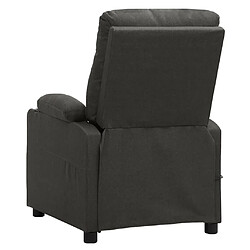 Acheter vidaXL Fauteuil Gris foncé Tissu