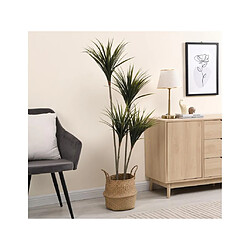 Vente-Unique Plante artificielle Yucca avec pot - H.150 - LYA