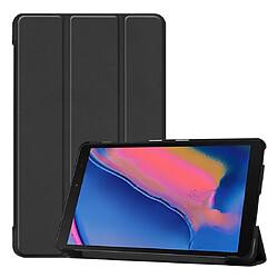 Wewoo Housse Coque Etui à rabat horizontal en cuir Custer Texture pour Galaxy Tab A 8.0 2019 P205 / P200avec support à trois rabats Noir