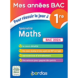 Spécialité maths 1re : bac 2024