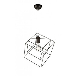 Lumière Suspension Wire Acier Noir 1 ampoule 111,5cm