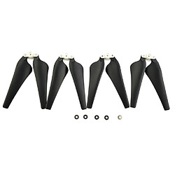 4 pièces pliage hélice prop cw ccw pour sjrc s70w hs100 quadcopter noir