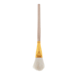 Avis Brosse En Bois Cheveux Doux Balayage Vadrouille Feuille D'or Balayage Artisanat Sweeper D 20.5x3cm