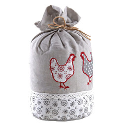 Aubry Gaspard Cale-porte en coton et lin 1,5kg Poule