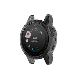 Coque en TPU flexible, transparent noir pour votre Garmin Fenix 5S/5S Plus