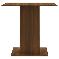 Acheter vidaXL Table à dîner Chêne marron 80x80x75 cm Bois d'ingénierie