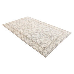 Avis Vidal Tapis de laine 251x140 beige Ultra Vintage