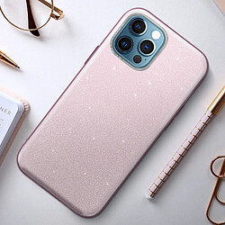 Avis Avizar Coque Apple iPhone 12 Pro Max Paillette Amovible Silicone Semi-rigide Rose