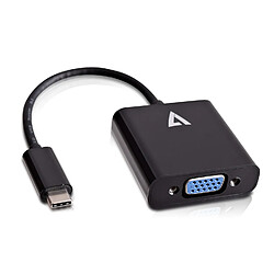 V7 Adaptateur USB-C(m) vers VGA(f) Noir