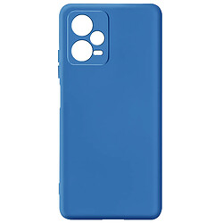 Avizar Coque pour Xiaomi Redmi Note 12 5G Semi-rigide Soft-touch Fast Cover Bleu