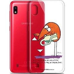 Caseink Coque Pour Samsung Galaxy A10 (6.2 ) [Gel HD Collection Les Shadoks ? Design Pas De Problème - Souple - Ultra Fin - Imprimé en France]