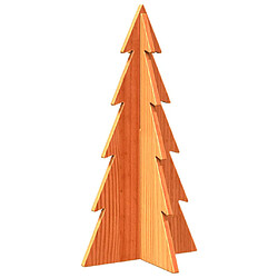 Acheter vidaXL Arbre de Noël en bois pour décoration 59,5cm bois de pin massif