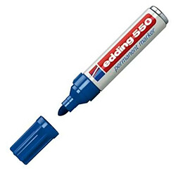 Marqueur permanent Edding 550 3-4 mm Bleu (10 Unités)