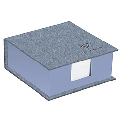 Ac-Deco Bloc cube - Jeans & cocoa - 11 x 11 x 5 cm - 320 feuillets - Bleu