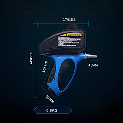 Outil de sablage pneumatique antirouille à main pour polissage par pulvérisation - Noir pas cher