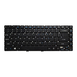 Portable Anglais Lettres Clavier Conçu avec Rétro-Éclairé Costume pour ACER R7 R7-572 R7-572G R7-571 R7-571G MS2317