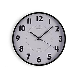 Horloge Murale Versa Blanc Plastique 4 x 30 x 30 cm