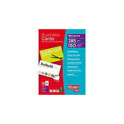 agipa Cartes de visite MicroLine, 85 x 54 mm, 285 g/m2 ()