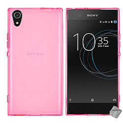 Htdmobiles Coque silicone gel fine pour Sony Xperia XA1 Plus + film ecran - ROSE