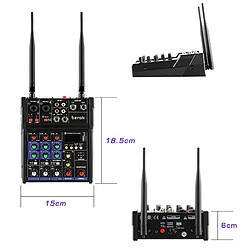 Avis Table De Mixage Sans Fil Avec Micro Effet Bluetooth Enregistrement K Song YONIS