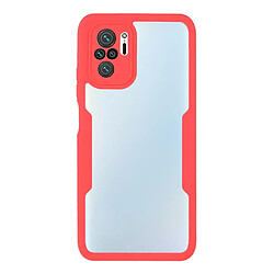 Coque en TPU + acrylique anti-chute, avec lentille rouge pour votre Xiaomi Redmi Note 10 4G/Note 10S