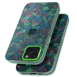 Avizar Coque pour iPhone 15 Antichoc Souple Tutti Frutti Vert