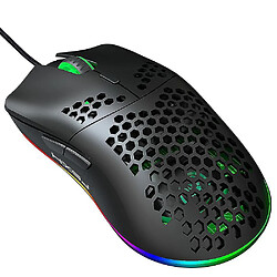 Universal J900 Maison de jeu USB Wired Gaming RGB Gaming avec six conceptions ergonomiques DPI réglables pour le bureau