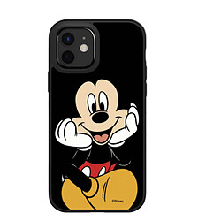 RhinoShield Coque Compatible avec [iPhone 12 / 12 Pro] SolidSuit - Housse Licence Officielle Disney avec Technologie Absorption des Chocs - Noir - Mickey