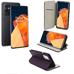 Xeptio OnePlus 9 PRO / One Plus 9 PRO 5G Etui Protection Portefeuille violet à Rabat avec Porte Cartes - Housse Folio violette Coque Antichoc