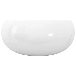 Acheter vidaXL Lavabo ronde Céramique Blanc 40 x 15 cm